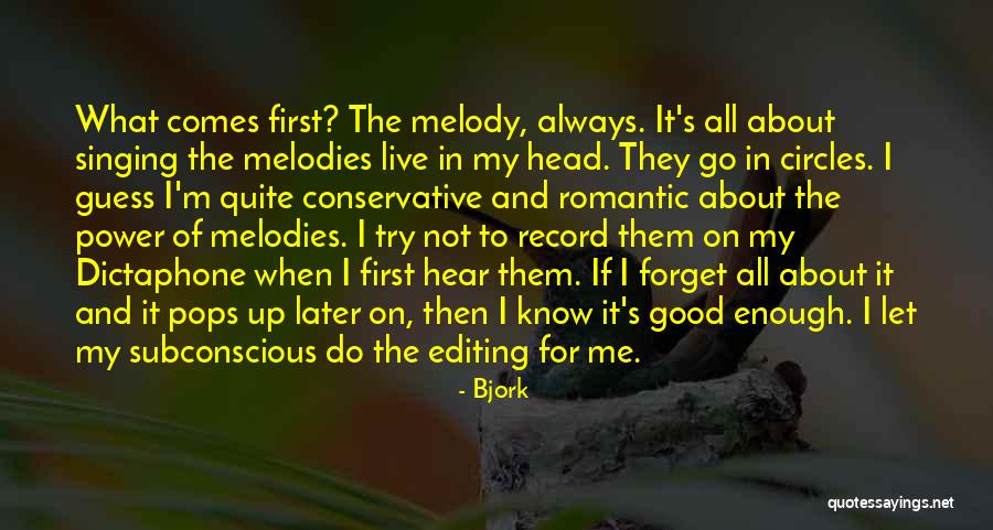 Romantic First Quotes By Bjork Romantic First Quotes By Bjork