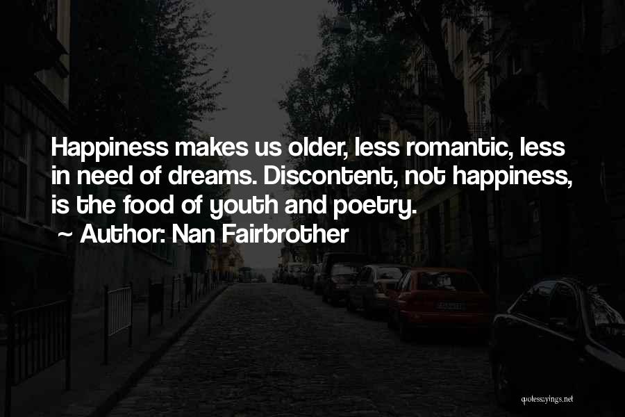 Romantic Food Quotes By Nan Fairbrother