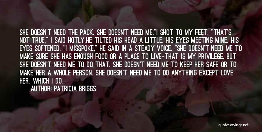 Romantic Food Quotes By Patricia Briggs