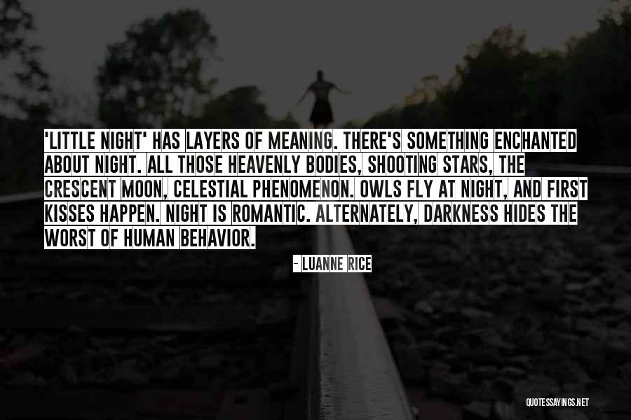 Romantic Moon Quotes By Luanne Rice