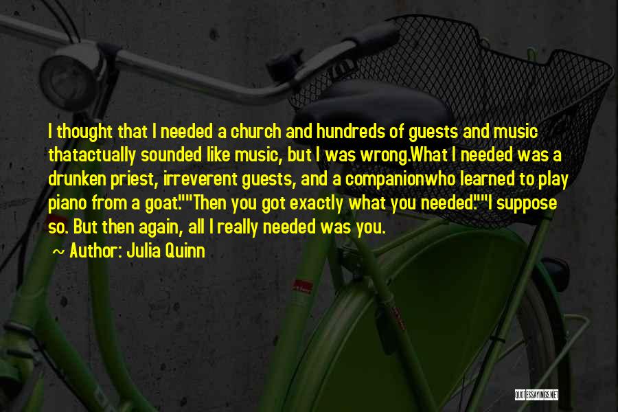 Romantic Music Quotes By Julia Quinn