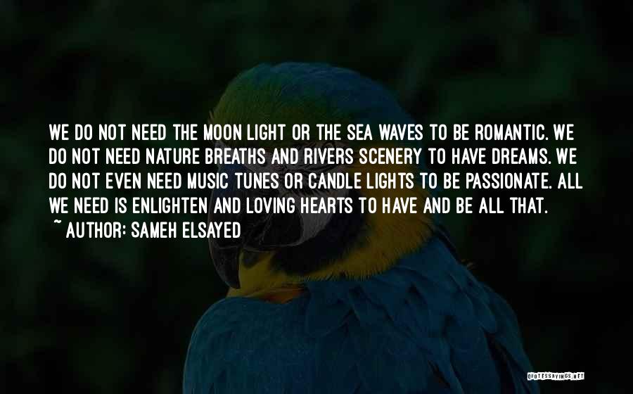 Romantic Music Quotes By Sameh Elsayed