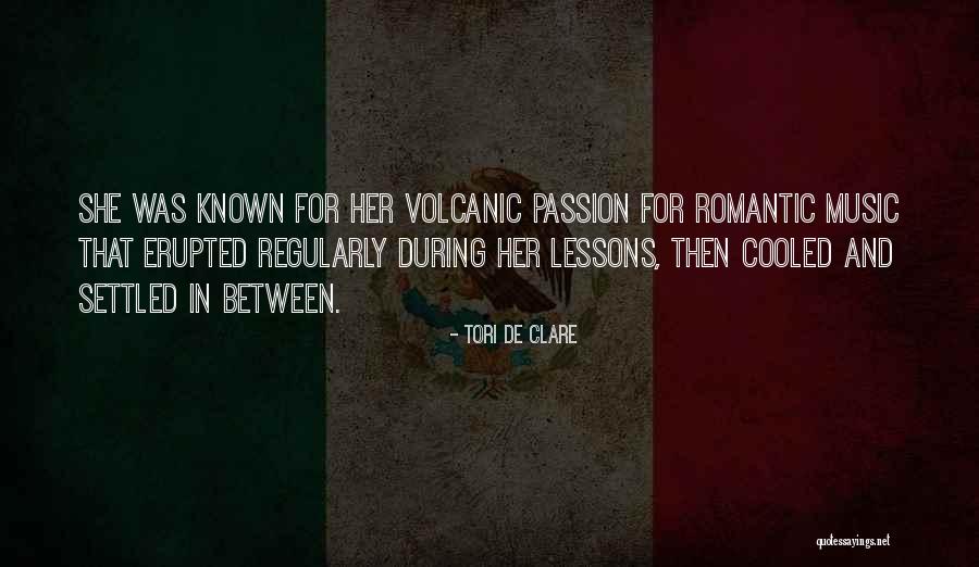 Romantic Music Quotes By Tori De Clare