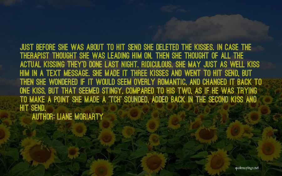 Romantic Night Love Quotes By Liane Moriarty