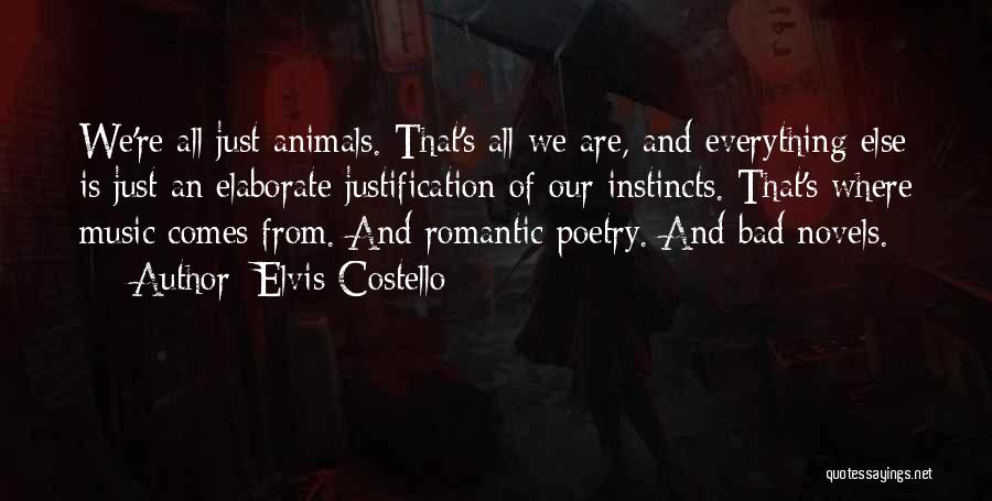 Romantic Poetry And Quotes By Elvis Costello