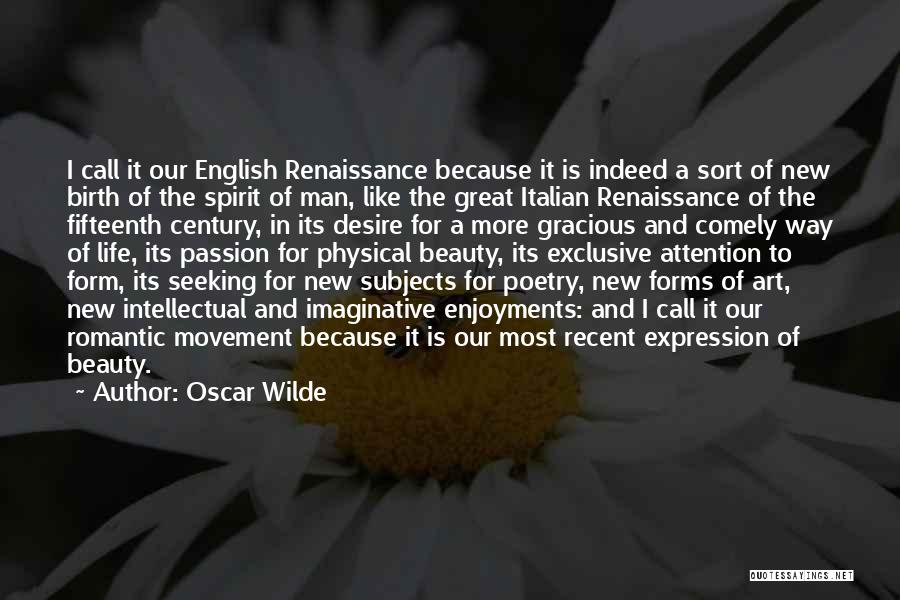 Romantic Poetry And Quotes By Oscar Wilde