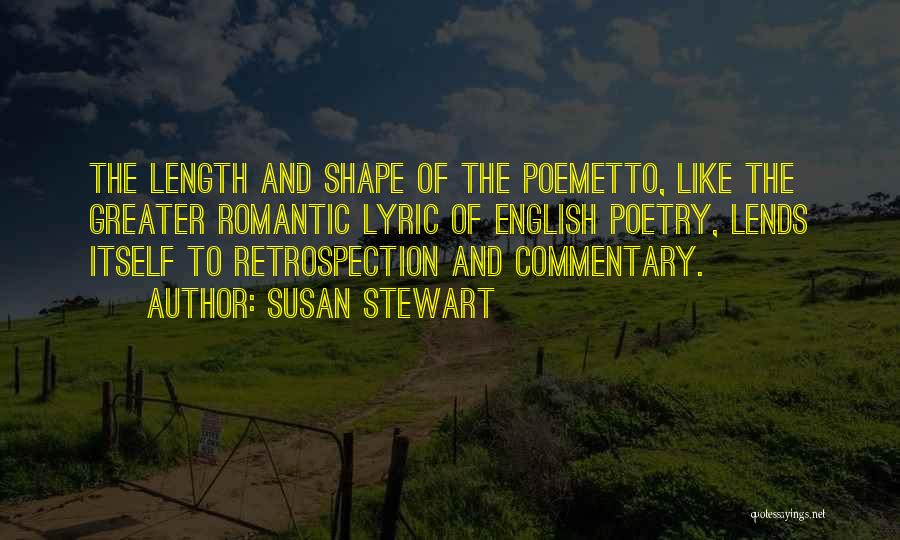 Romantic Poetry And Quotes By Susan Stewart
