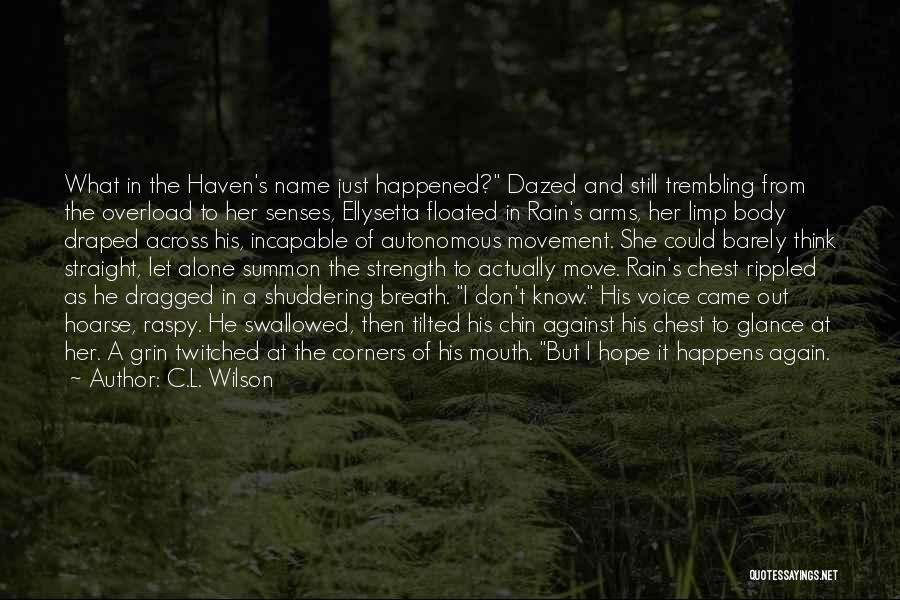 Romantic Rain Quotes By C.L. Wilson