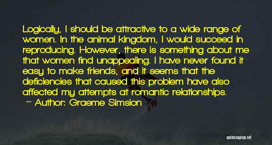 Romantic Relationships Quotes By Graeme Simsion