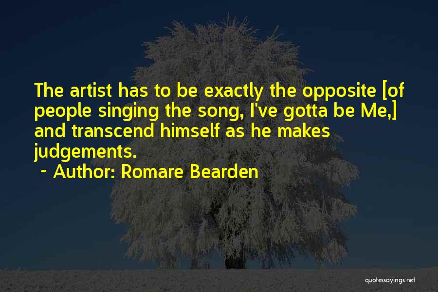 Romare Quotes By Romare Bearden