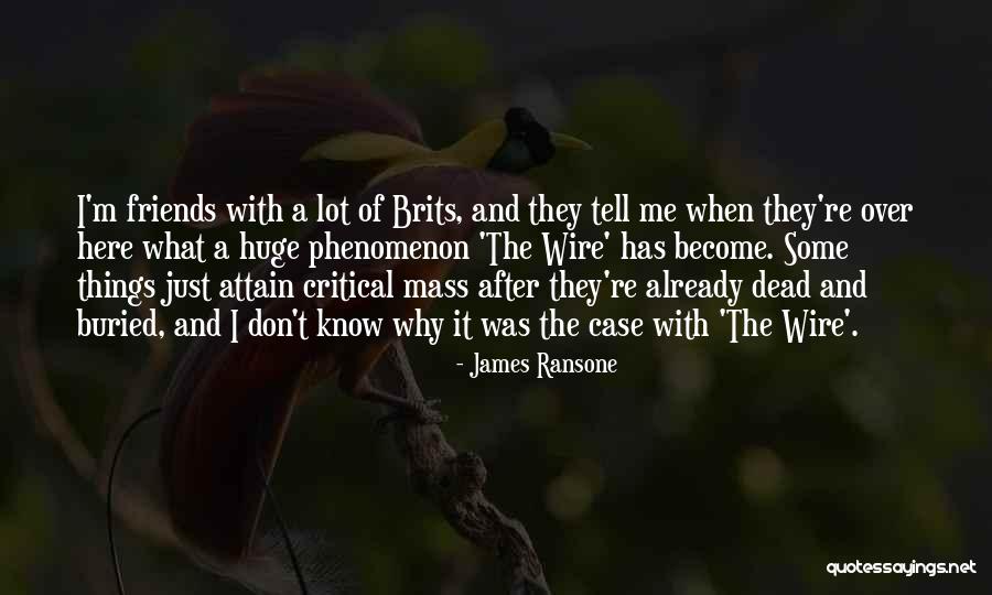 Romboutsia Quotes By James Ransone Romboutsia Quotes By James Ransone