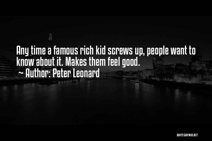 Rome Italy Quotes By Peter Leonard