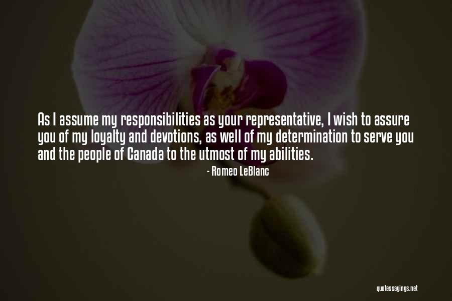 Romeo LeBlanc Quotes 1616708 Romeo LeBlanc Quotes 1616708