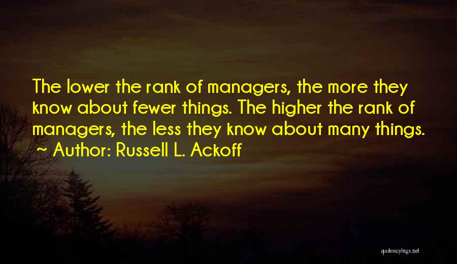 Romerils Quotes By Russell L. Ackoff