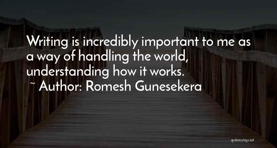 Romesh Gunesekera Quotes 805734