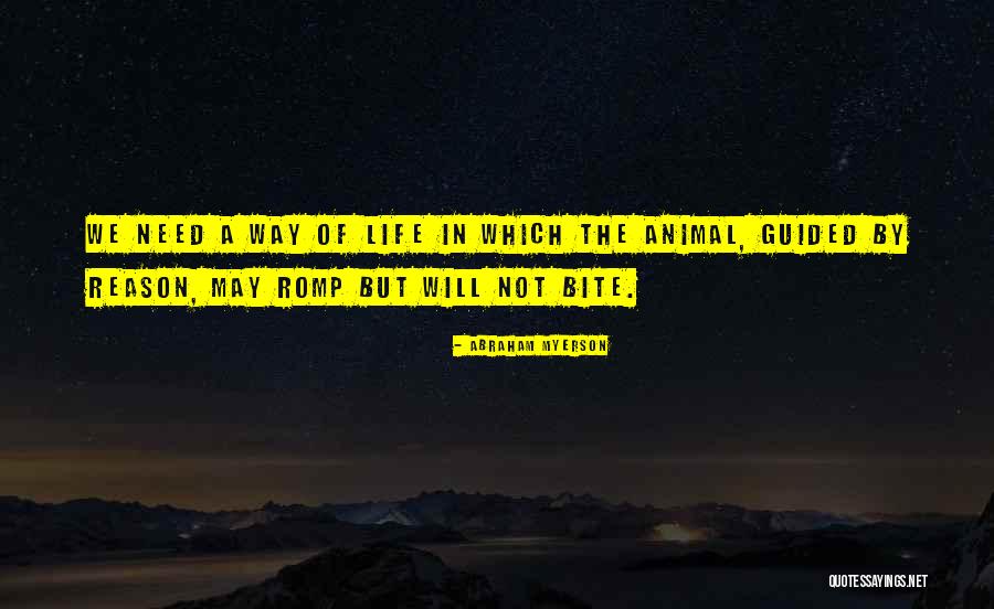 Romp Quotes By Abraham Myerson Romp Quotes By Abraham Myerson