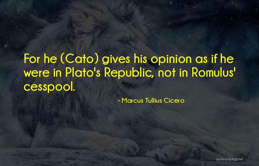 Romulus Quotes By Marcus Tullius Cicero