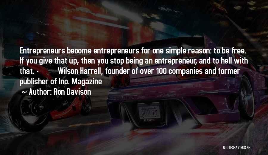 Ron Davison Quotes 2084757