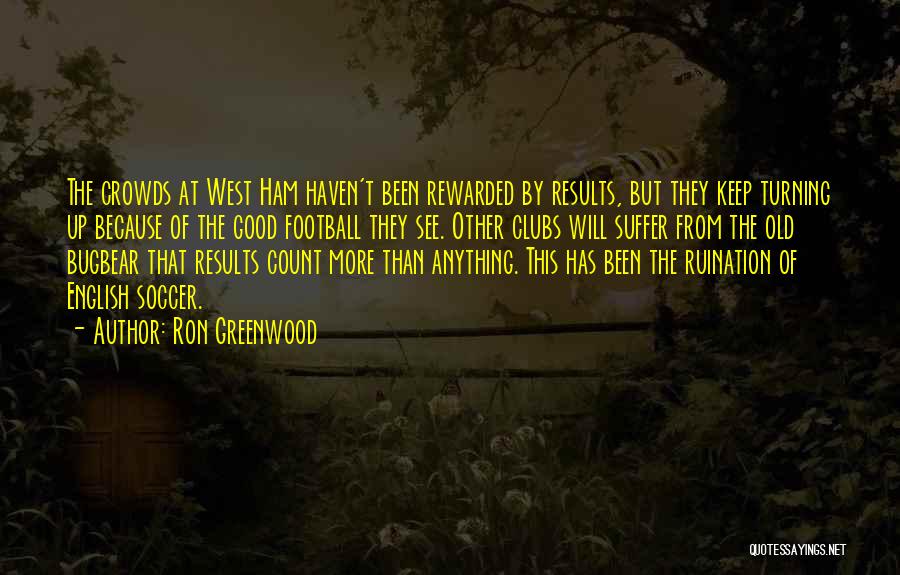 Ron Greenwood Quotes 1748083