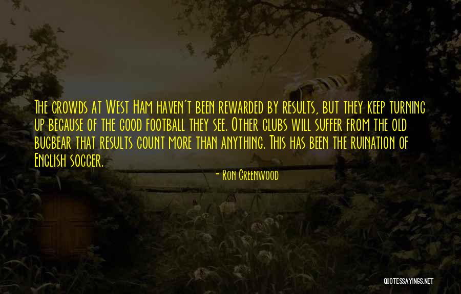 Ron Greenwood Quotes 1748083 Ron Greenwood Quotes 1748083