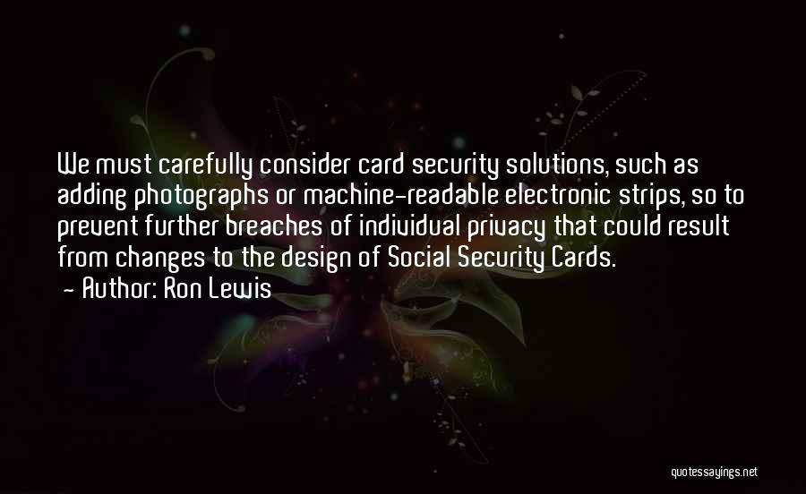 Ron Lewis Quotes 1328955