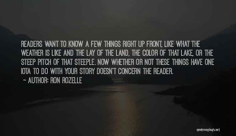 Ron Rozelle Quotes 2212609