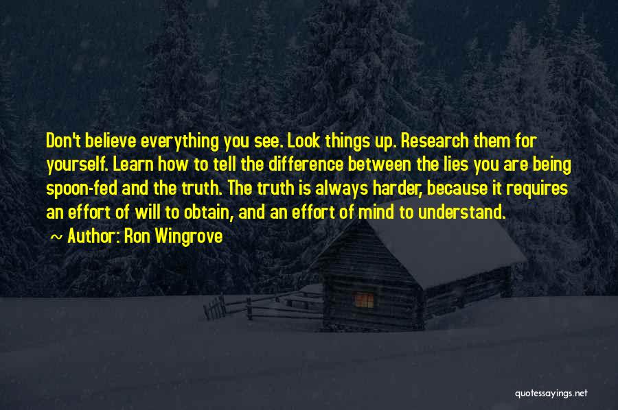 Ron Wingrove Quotes 2148793