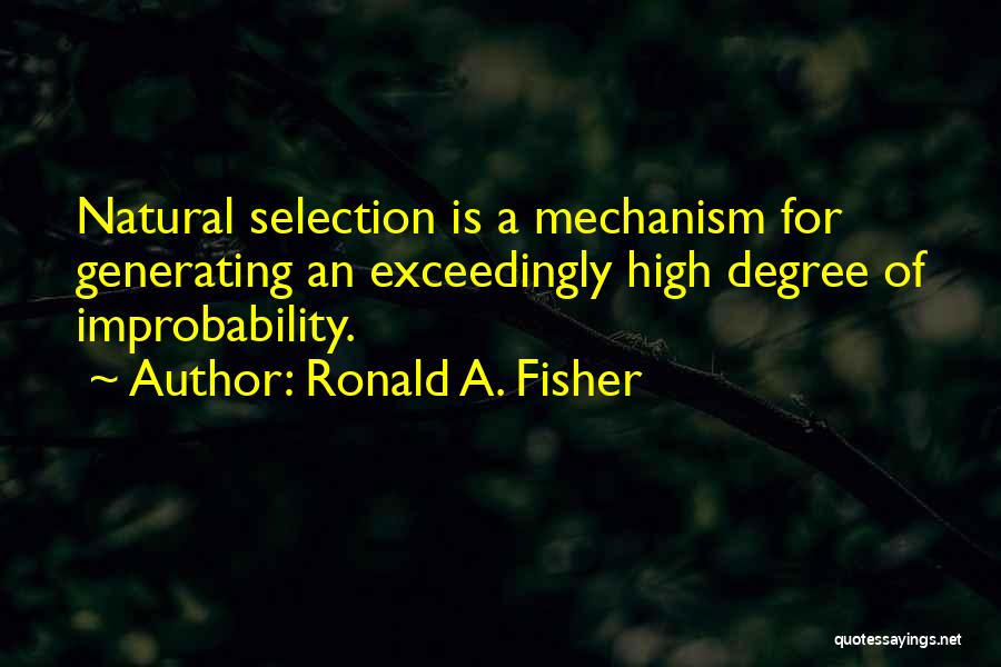 Ronald A. Fisher Quotes 1933643