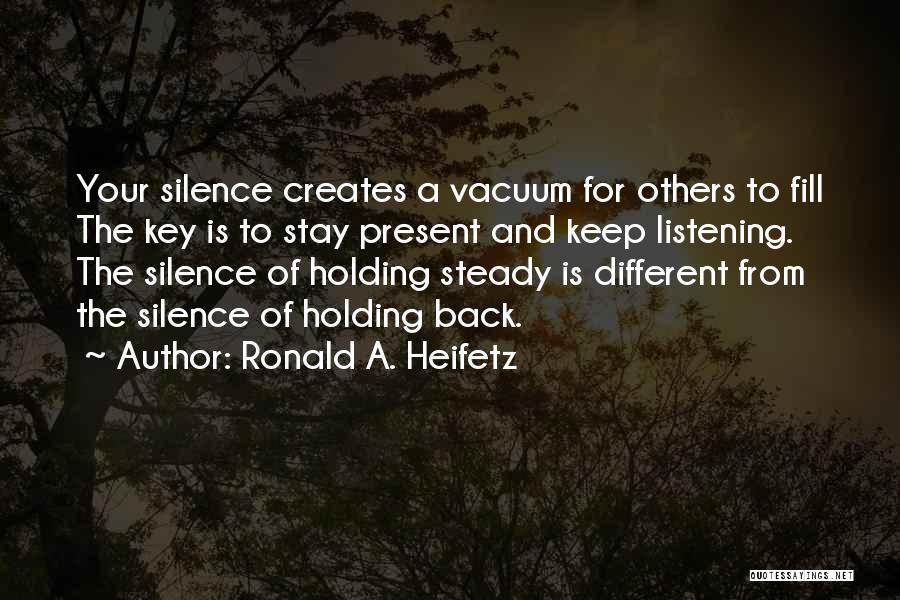 Ronald A. Heifetz Quotes 1279083