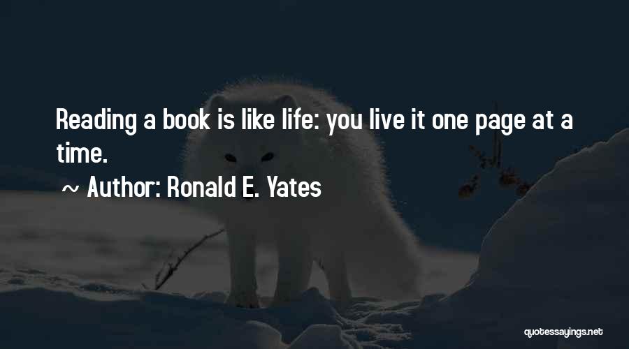 Ronald E. Yates Quotes 1333761