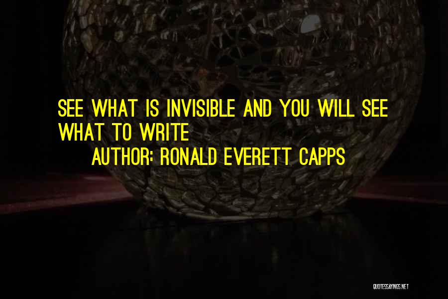 Ronald Everett Capps Quotes 1007829