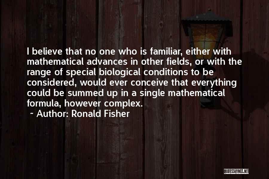 Ronald Fisher Quotes 1466262