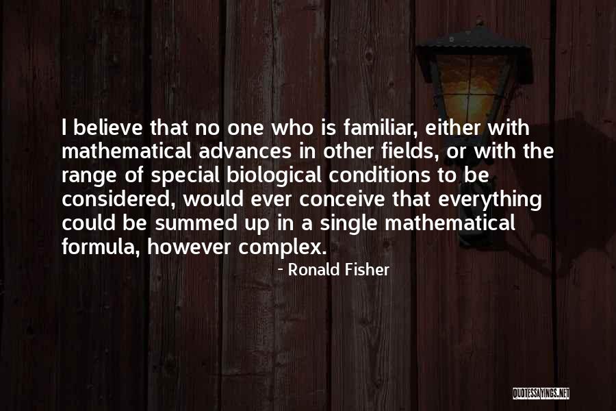 Ronald Fisher Quotes 1466262