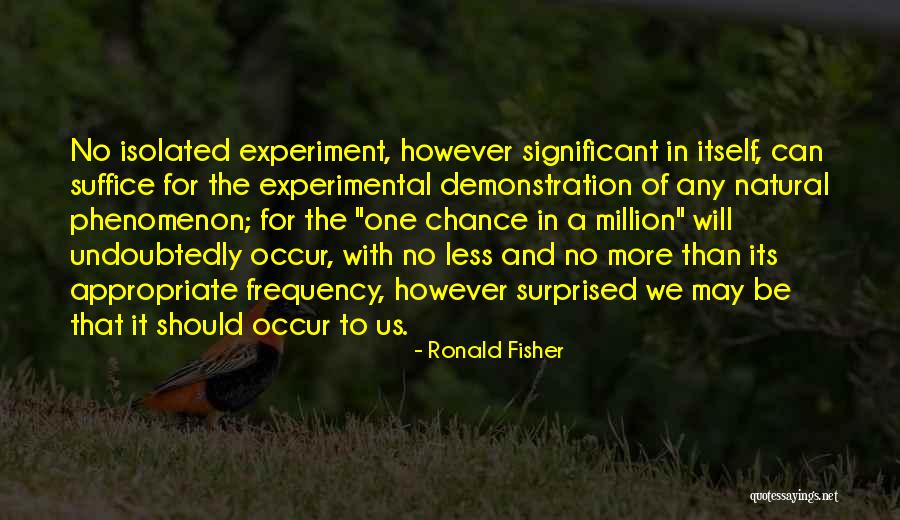 Ronald Fisher Quotes 1516235