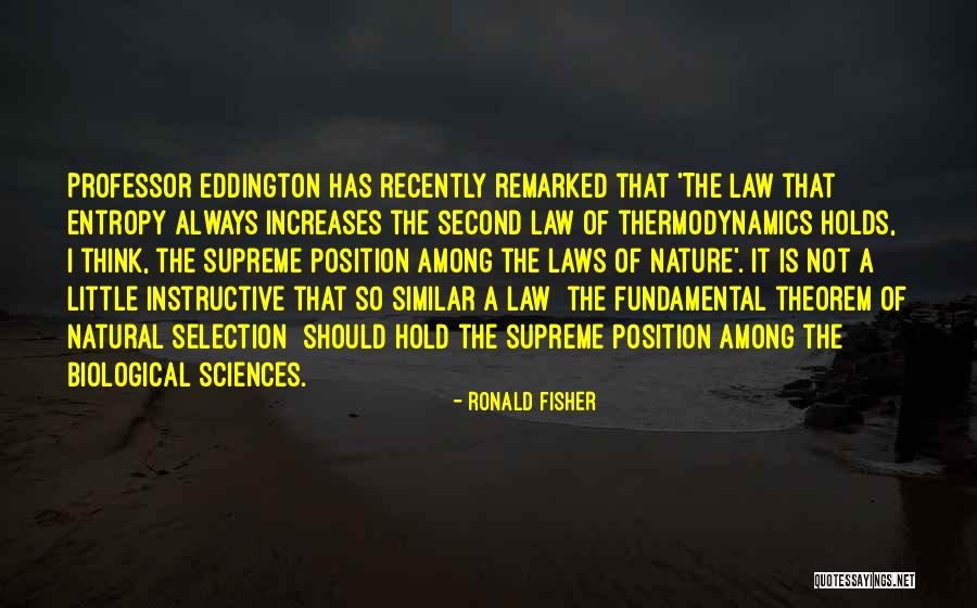 Ronald Fisher Quotes 2269551