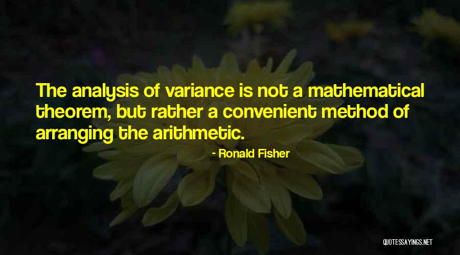 Ronald Fisher Quotes 262389