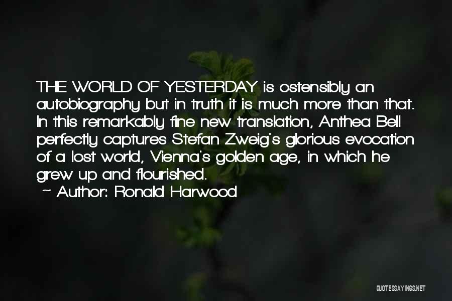 Ronald Harwood Quotes 835027