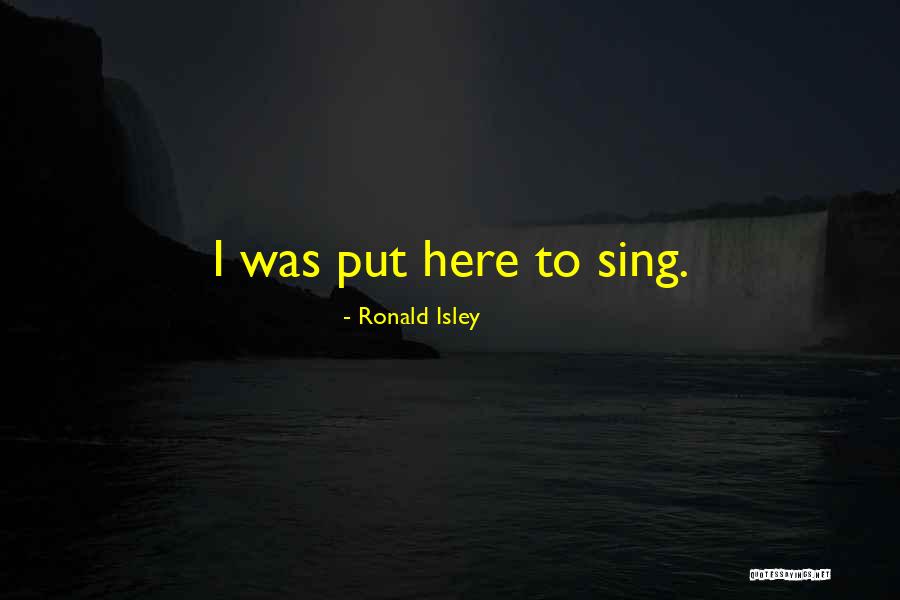 Ronald Isley Quotes 779578