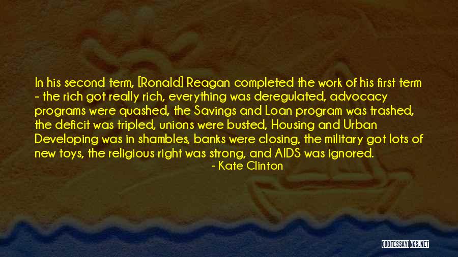 Ronald Reagan Aids Quotes By Kate Clinton Ronald Reagan Aids Quotes By Kate Clinton