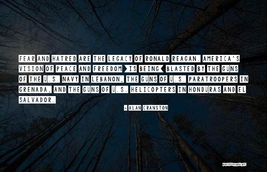 Ronald Reagan Gun Quotes By Alan Cranston Ronald Reagan Gun Quotes By Alan Cranston