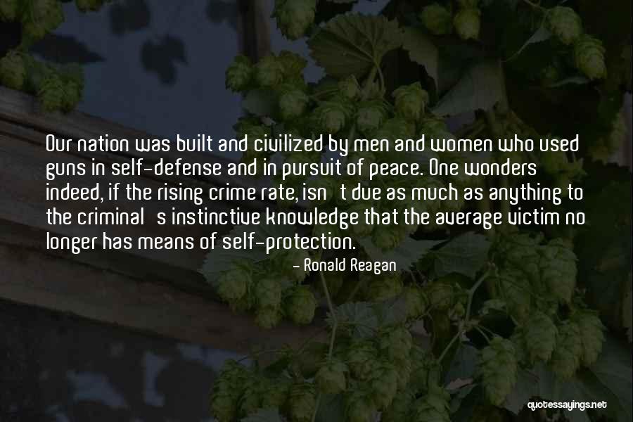 Ronald Reagan Gun Quotes By Ronald Reagan