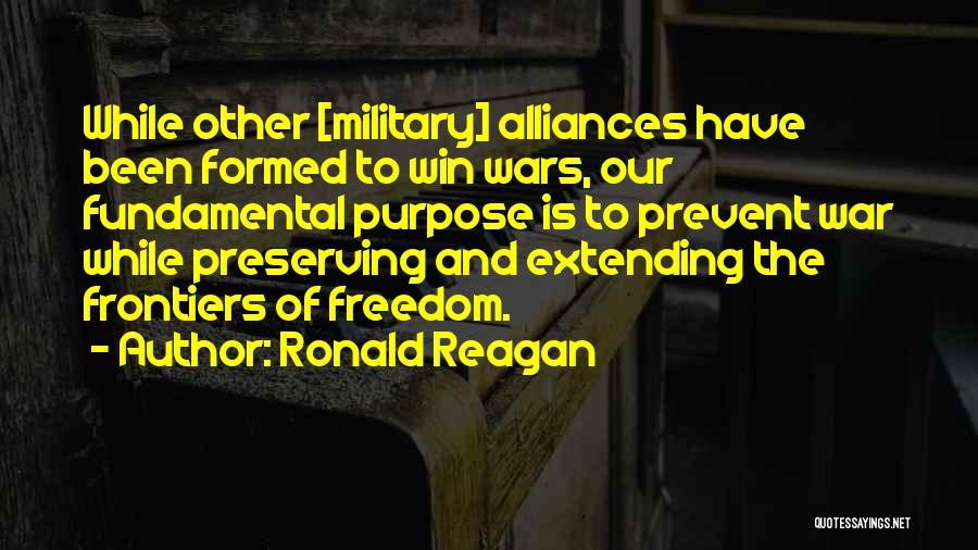 Ronald Reagan Military Quotes By Ronald Reagan