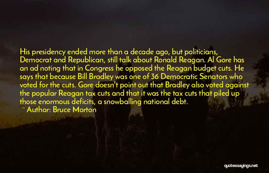 Ronald Reagan Tax Quotes By Bruce Morton