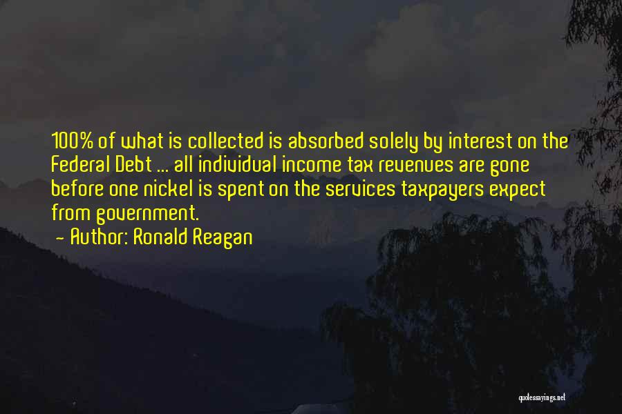 Ronald Reagan Tax Quotes By Ronald Reagan