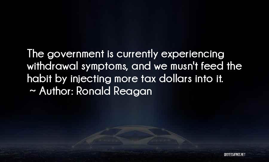 Ronald Reagan Tax Quotes By Ronald Reagan