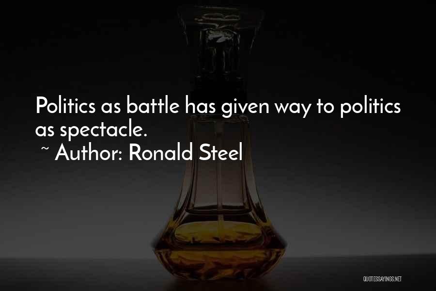 Ronald Steel Quotes 304175