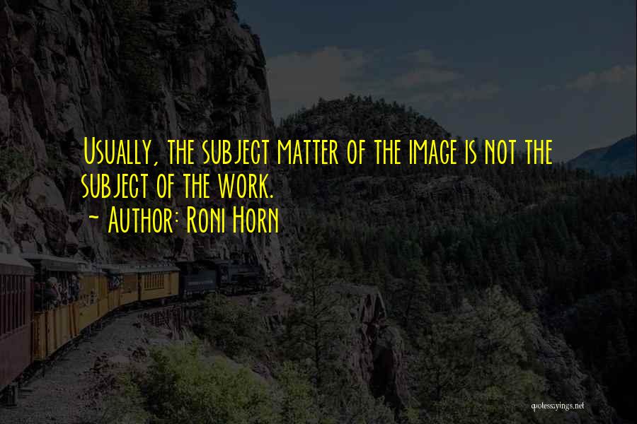 Roni Horn Quotes 117415