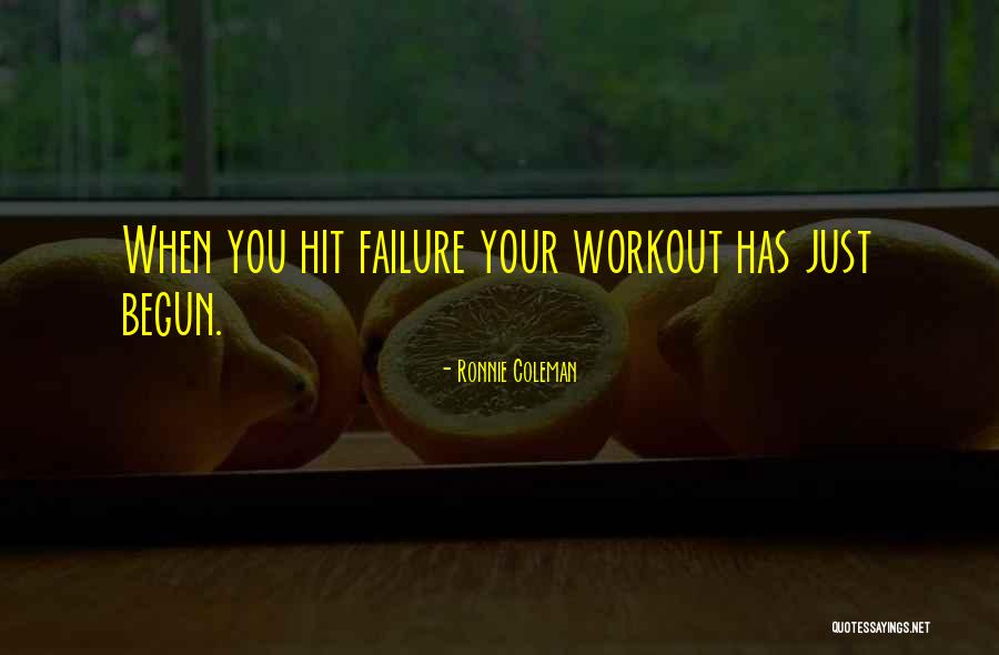 Ronnie Coleman Workout Quotes By Ronnie Coleman