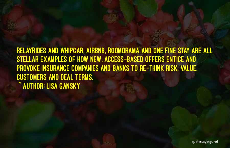 Ronnie Landfield And Wife Quotes By Lisa Gansky