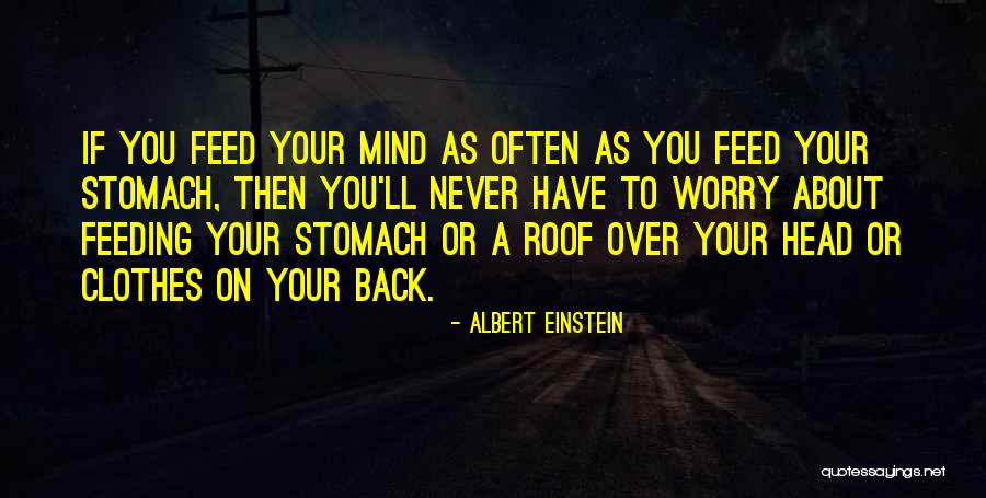 Roof Over Your Head Quotes By Albert Einstein Roof Over Your Head Quotes By Albert Einstein